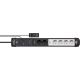 Brennenstuhl 1951560103 3 m power strip 6 x network sockets Indoor Black, Light Gray
