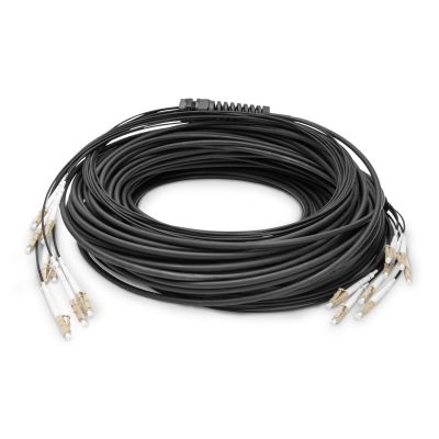 Digitus Factory-terminated universal fiber optic breakout cable, multimode OM4, 8 fibers, LC/UPC - LC/UPC