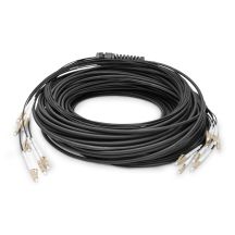 Digitus Factory-terminated universal fiber optic breakout cable, multimode OM4, 8 fibers, LC/UPC - LC/UPC