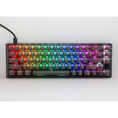 4. Ducky One 3 Aura Black SF Gaming Keyboard, RGB LED - MX-Speed-Silver