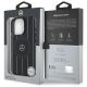 8. Mercedes MB Double Layer Crossed Lines MagSafe iPhone 16 Pro Case - Black