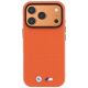 3. BMW M Quadrille Kevlar Metal Logo MagSafe Case for iPhone 17 Pro / 18 Pro - Orange