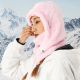 2. Qunature Arctic Velvet Ski Balaclava Size M - Pink