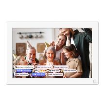 myFirst Live Digital Photo Frame White 25.6 cm (10.1") Touchscreen Wi-Fi