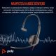 9. Poly Blackwire 3210 Monaural USB-C Headset +USB-C/A Adapter