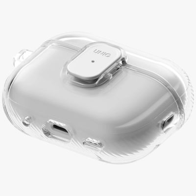 5. Uniq Glase Pro Case for AirPods Pro 3 Lock Case - Transparent