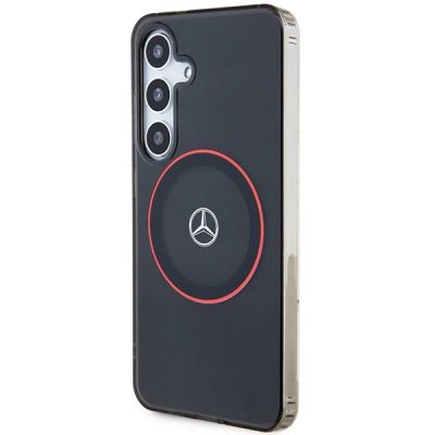 2. Mercedes Double Layer W Red MagSafe case for Samsung Galaxy S24 - black