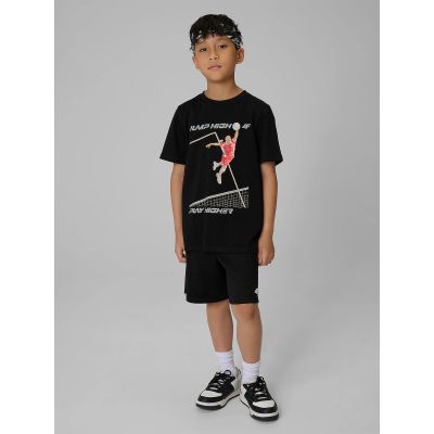 3. Boys' regular-fit printed T-shirt 4F 4FJRAW26TTSHM4345-20S