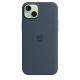 4. Apple Silicone Case with MagSafe Storm Blue, for Apple iPhone 15 Plus, MT123ZM/A