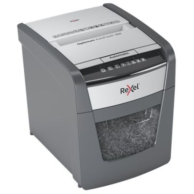 3. Rexel Optimum AutoFeed+ 50X Shredder, (P-4), 50 sheets, 20 l bin