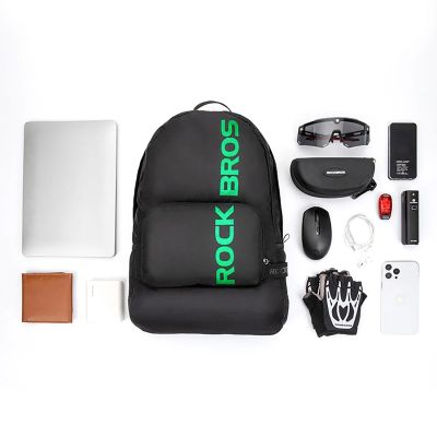 4. Rockbros H10-BK sports foldable backpack 18 l - black