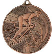 Bronze medal - cycling - steel medal