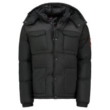 Geographical Norway men's jacket BAREDA DB BLACK MEN 096 BLACK (WY3882H/GN-NOIR)