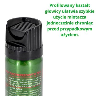 4. PEPPER SPRAY NATO DEFENCE GEL 2MLN CONE 50ML 41050-C SHARG