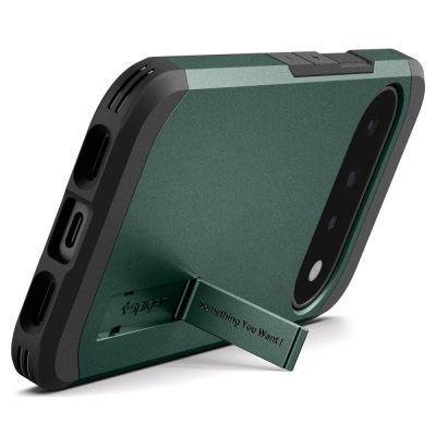 6. Spigen Tough Armor Mag MagSafe Case for Google Pixel 11 - Dark Green