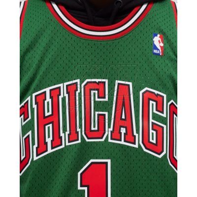 5. Mitchell &amp; Ness NBA Swingman Chicago Bulls Derrick Rose M T-shirt SMJYCP19241-CBUDKGN08DRS