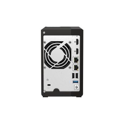 4. Qnap TS-253E-8G, Tower, 2 x 2.5"/3.5" SATA, Intel Celeron J6412 4C/4T, 8 GB DDR4 onboard not expandable, 2 x 2.5GbE, External adapter (PSU)