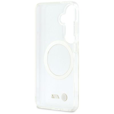 7. BMW IML Shockproof Metal Logo MagSafe Case for Samsung Galaxy S26 - Transparent