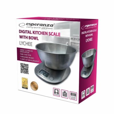 6. ESPERANZA KITCHEN SCALE WITH LYCHEE BOWL EKS008