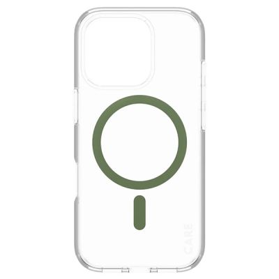3. CARE by PanzerGlass Flagship Case iPhone 16 Pro 6.3" green/green MagSafe 1370