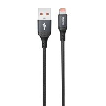 Dudao 3A 30W L3SL USB-A - Lightning Cable Braided 1.2m - Black