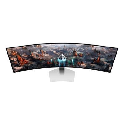 12. Samsung G93SC Computer Monitor 124.5 cm (49") 5120 x 1440 px Dual QHD OLED Silver