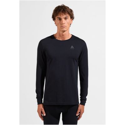 5. Odlo BL TOP crew neck l/s MERINO 200 men's t-shirt size M Black