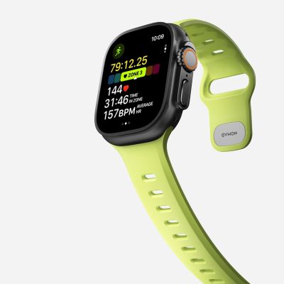 7. Nomad Tempo Band Light Green Rubber