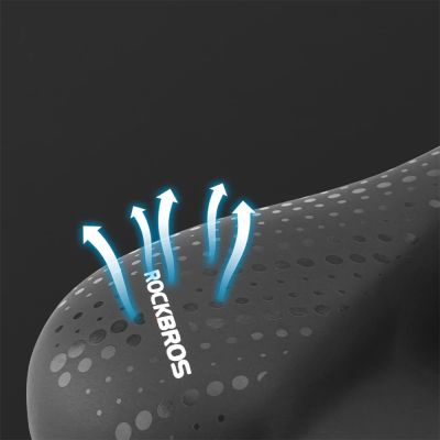 3. Rockbros 38218916001 MTB bicycle saddle - black