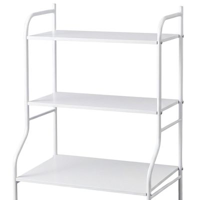 METAL ORGANIZER SHELF STANDING OVER THE WASHING MACHINE 62x25x155CM