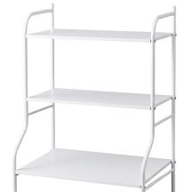 METAL ORGANIZER SHELF STANDING OVER THE WASHING MACHINE 62x25x155CM
