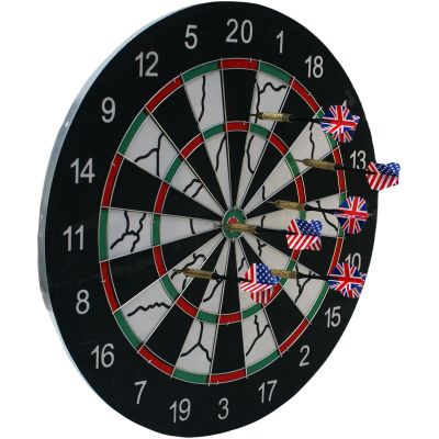 2. OUTDOOR CARDBOARD DART 45CM AND 6 ENERO DARTS