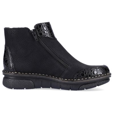 41. Comfortable, insulated ankle boots with zippers Rieker W RKR555