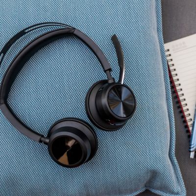 141. POLY Voyager Focus 2 USB-CC Headset + USB-C/A Adapter
