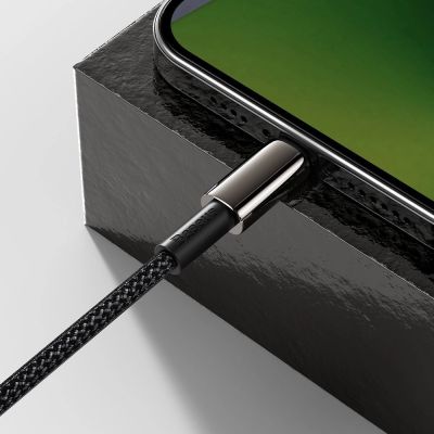 9. Baseus CATLWJ-A01 Lightning - USB-C PD 20W 480Mb/s 2m cable - black