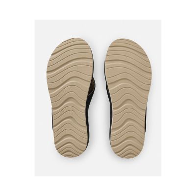 3. RIP CURL Pacific Rinse Bloom Open Toe Men's Flip-Flops Black