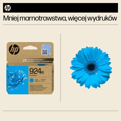 10. HP Original Cyan Ink 924e EvoMore