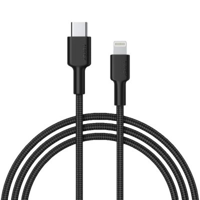 AUKEY CB-CL02 NYLON USB C-LIGHTNING CABLE 1.2M