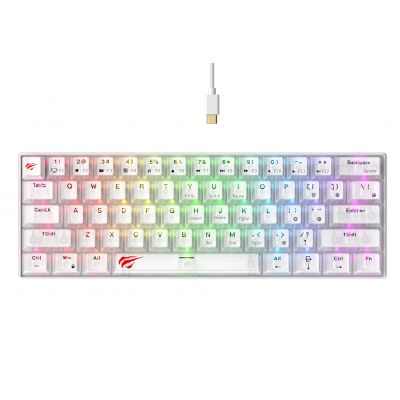 Havit KB903L Gaming Keyboard (Transparent White)