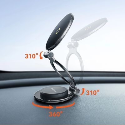 9. Baseus BS-CW06 MagPro II Phone Holder with MagSafe for Dashboard - Black