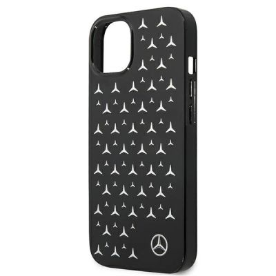 6. Mercedes Silver Stars Pattern Case for iPhone 13 mini - Black