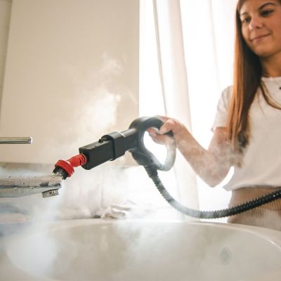 11. Polti Vaporetto Smart 110 Eco Steam Cleaner, Power 1500 W, Steam Pressure 4 bar, Water Tank Capacity 2 L, White/Green