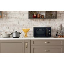 Gorenje Microwave Oven with Grill MO4250CLB, Freestanding, 20 L, Grill, Mechanical, 700 W, Black, Defrost Function