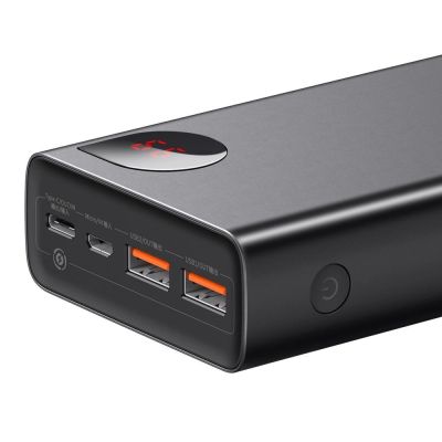 3. Baseus Adaman powerbank 2x USB / 1x USB Type C / 1x micro USB 20000mAh 65W Quick Charge 3.0 Power Delivery black (PPIMDA-D01)