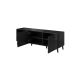 3. ABETO TV cabinet 150x42x52 black/gloss black