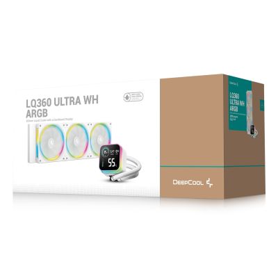 7. DeepCool LQ360 ULTRA ARGB Processor Liquid Cooling Kit 12cm White