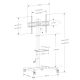 3. Techly ICA-TR228 Multimedia Stand Black Flat Panel Multimedia Card