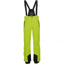 Killtec Enosh men's ski pants green breathable waterproof with adjustable suspenders yellow (30920/766)