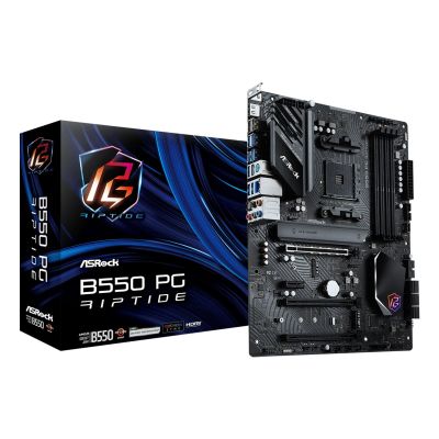 3. Asrock B550 PG Riptide AMD B550 Socket AM4 ATX