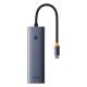 5. Baseus UltraJoy Series 5in1 USB-C HDMI 4K 4x USB-A 3.0 USB hub - gray